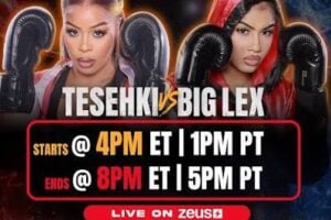 Big Lex Defeats Tesehki to Win the Baddie Championship at Zeus Fight Night