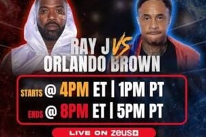 Ray J Defeats Orlando Brown by Unanimous Decision at Zeus Fight Night