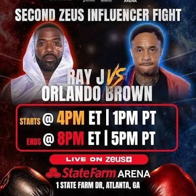 Ray J Defeats Orlando Brown by Unanimous Decision at Zeus Fight Night